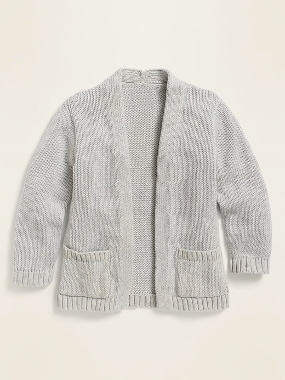 100% Cotton Grey Open-Front Cardigan Sweater for Toddler Girls Old Navy 2T